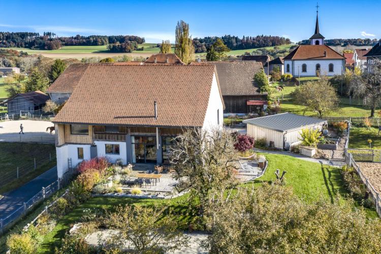 Magnificent renovated farmhouse with horse stable, countryside and garden